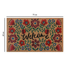 Welcome Floral Coir Doormat 45x75 cm – ATMAH, view 2