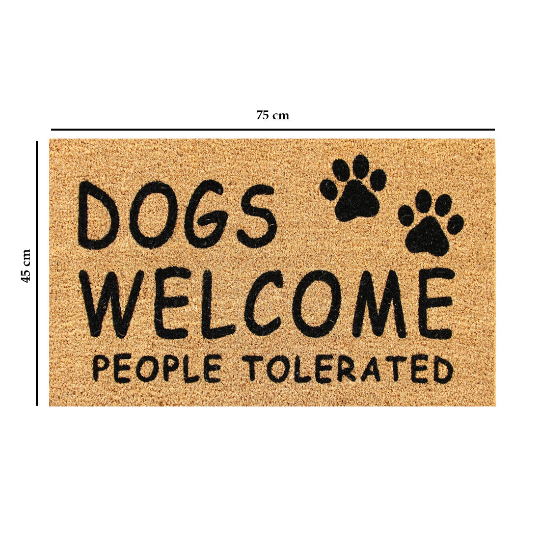 Dogs Welcome Coir Doormat 45x75 cm – ATMAH, view 2