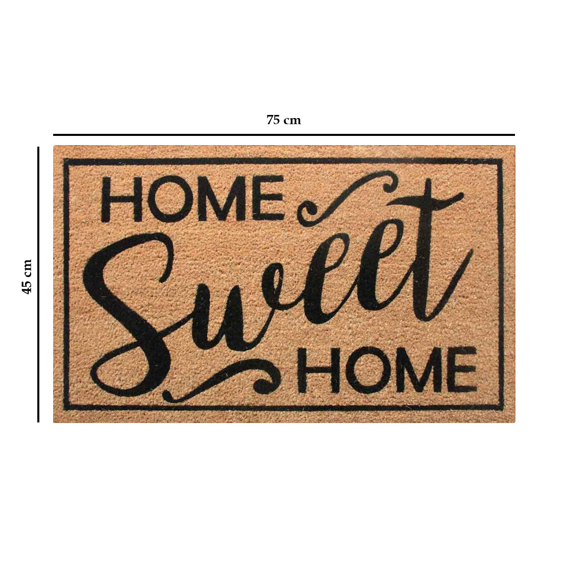 Home Sweet Home Coir Doormat 45x75 cm – ATMAH, view 2