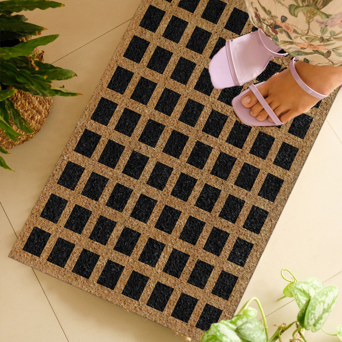 Optical Illusion Coir Doormat – ATMAH