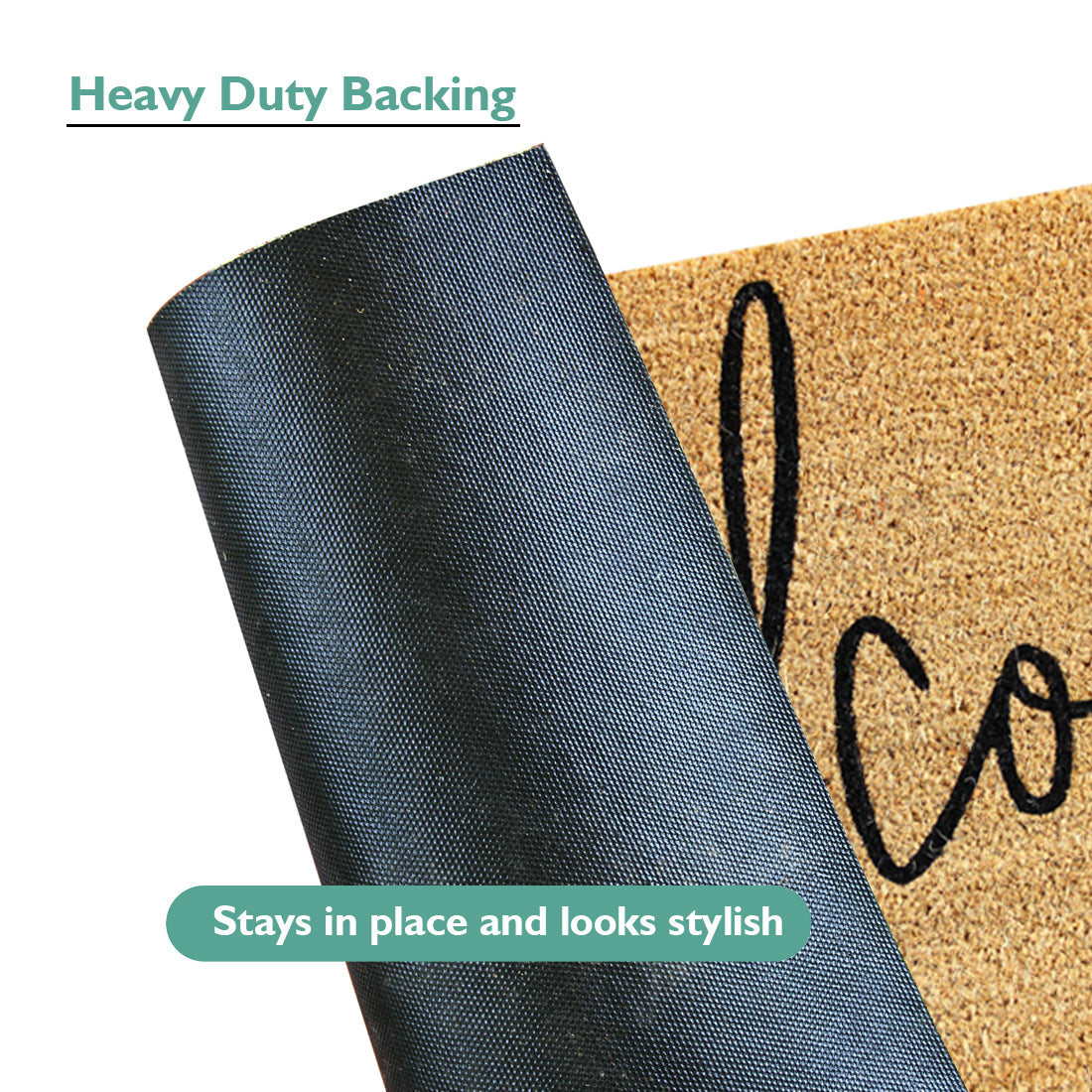 Welcome Cursive Coir Doormat 45x75 cm – ATMAH, view 3