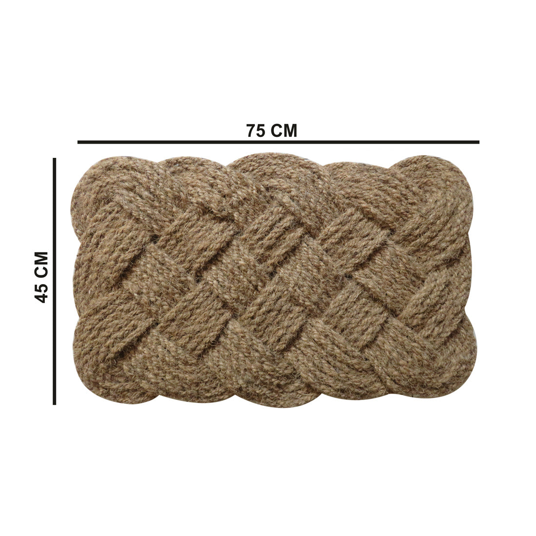 Braided Affair 100% Coir Doormat 45x75 cm – ATMAH, view 2