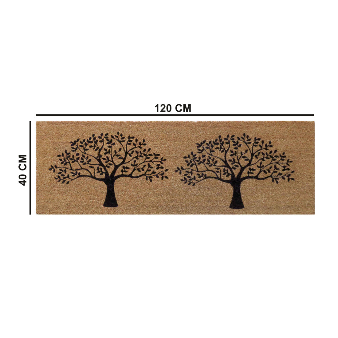 Double Tree Coir Doormat 120x40 cm – ATMAH, view 2
