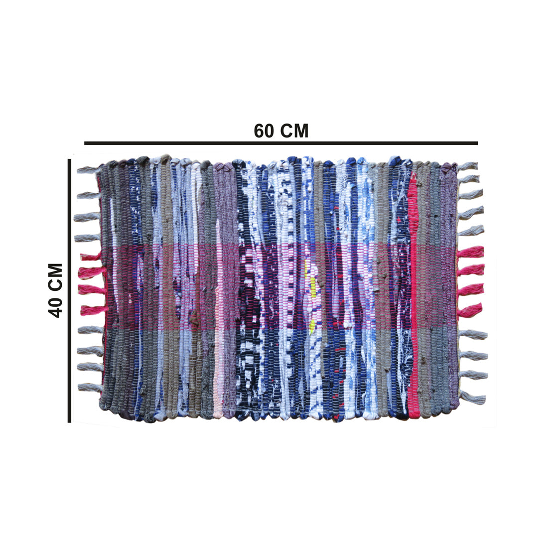 Cotton Chindi Rag Rugs, Set of 2 – ATMAH, view 2