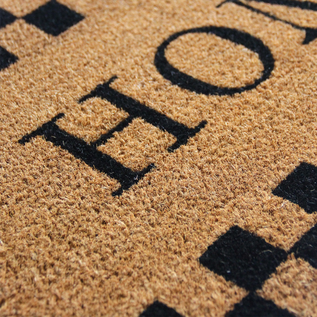 Home Checkered Border Coir Doormat – ATMAH, view 5