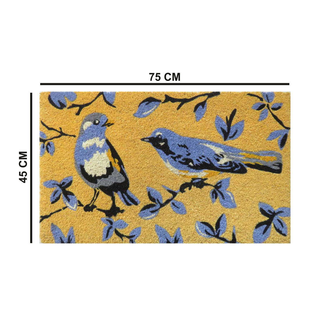 Summer Birds Coir Doormat 45x75 cm – ATMAH, view 2