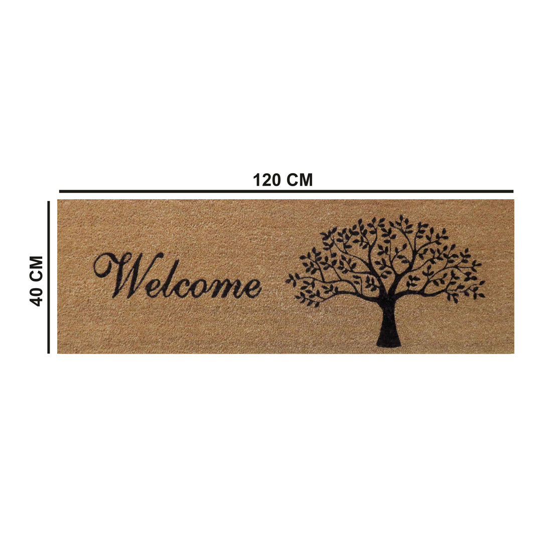 Tree Welcome Coir Doormat 120x40 cm – ATMAH, view 2