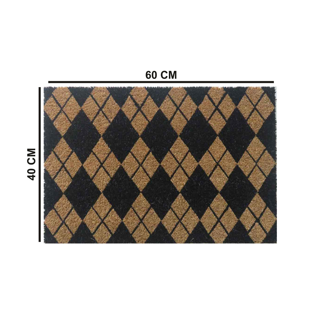 D for Diamond Coir Doormat 40x60 cm – ATMAH, view 2