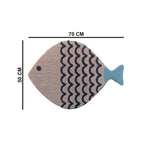Pretty Fishy Coir Doormat – ATMAH, view 3