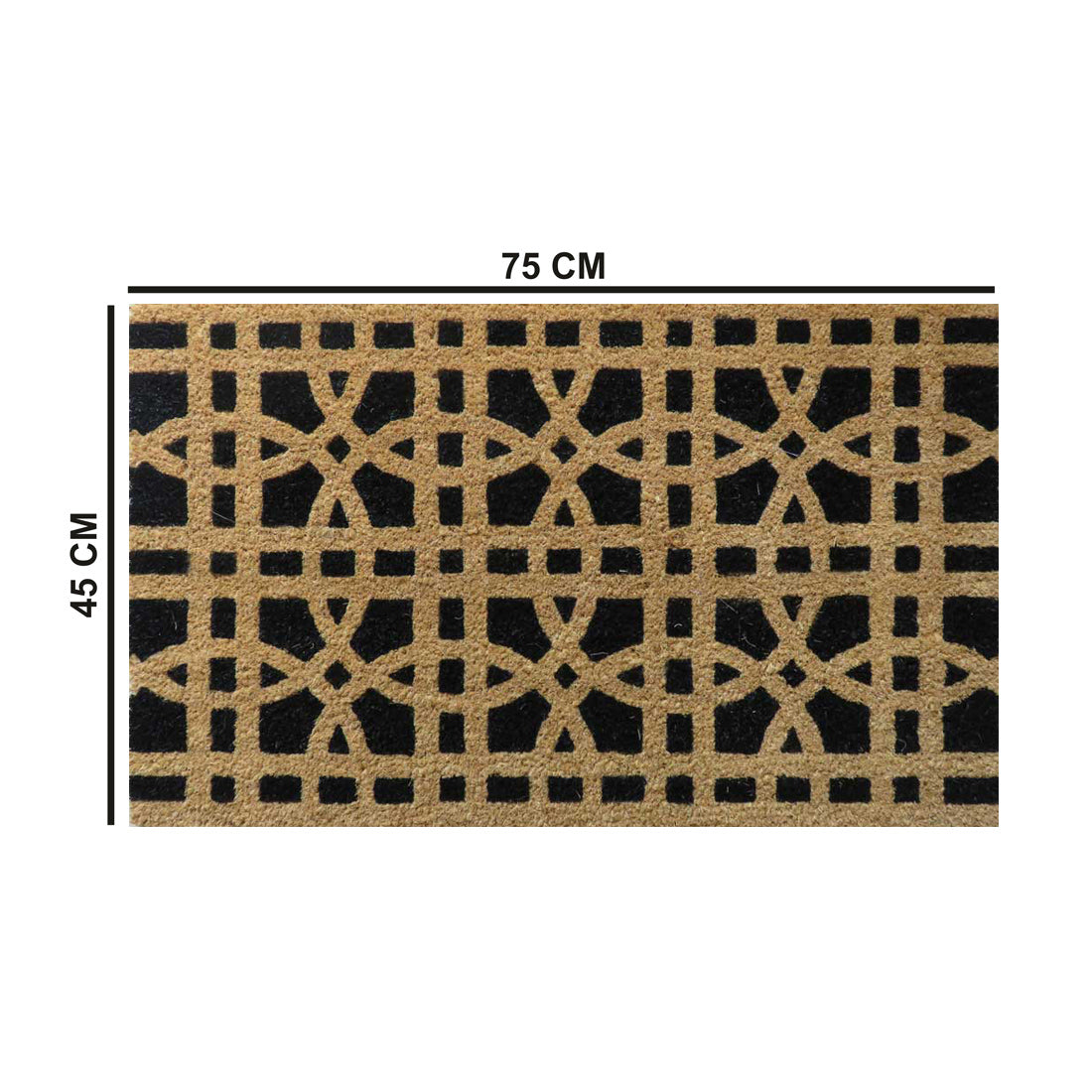 Geometric Coir Doormat 45x75 cm – ATMAH, view 2