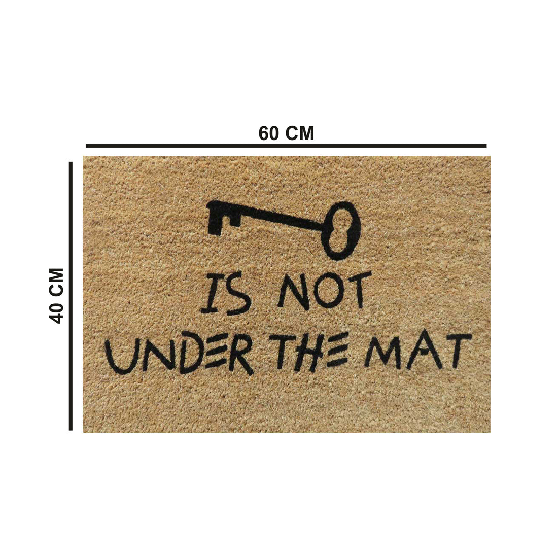 Key Is Not Under The Mat Funny Coir Doormat 40x60 cm – ATMAH, view 2