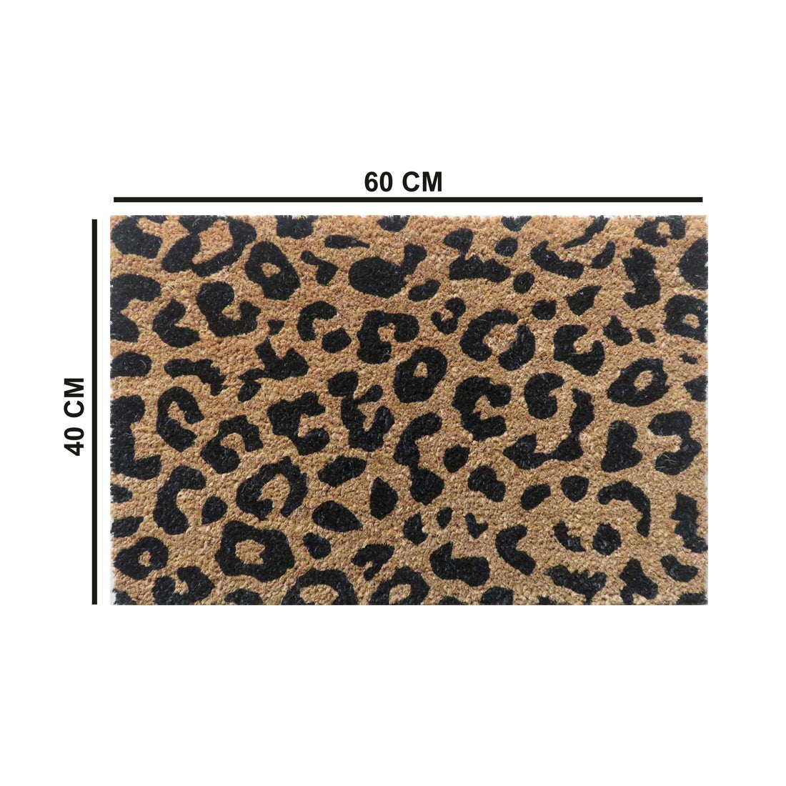 Seamless Leopard Coir Doormat – ATMAH, view 2