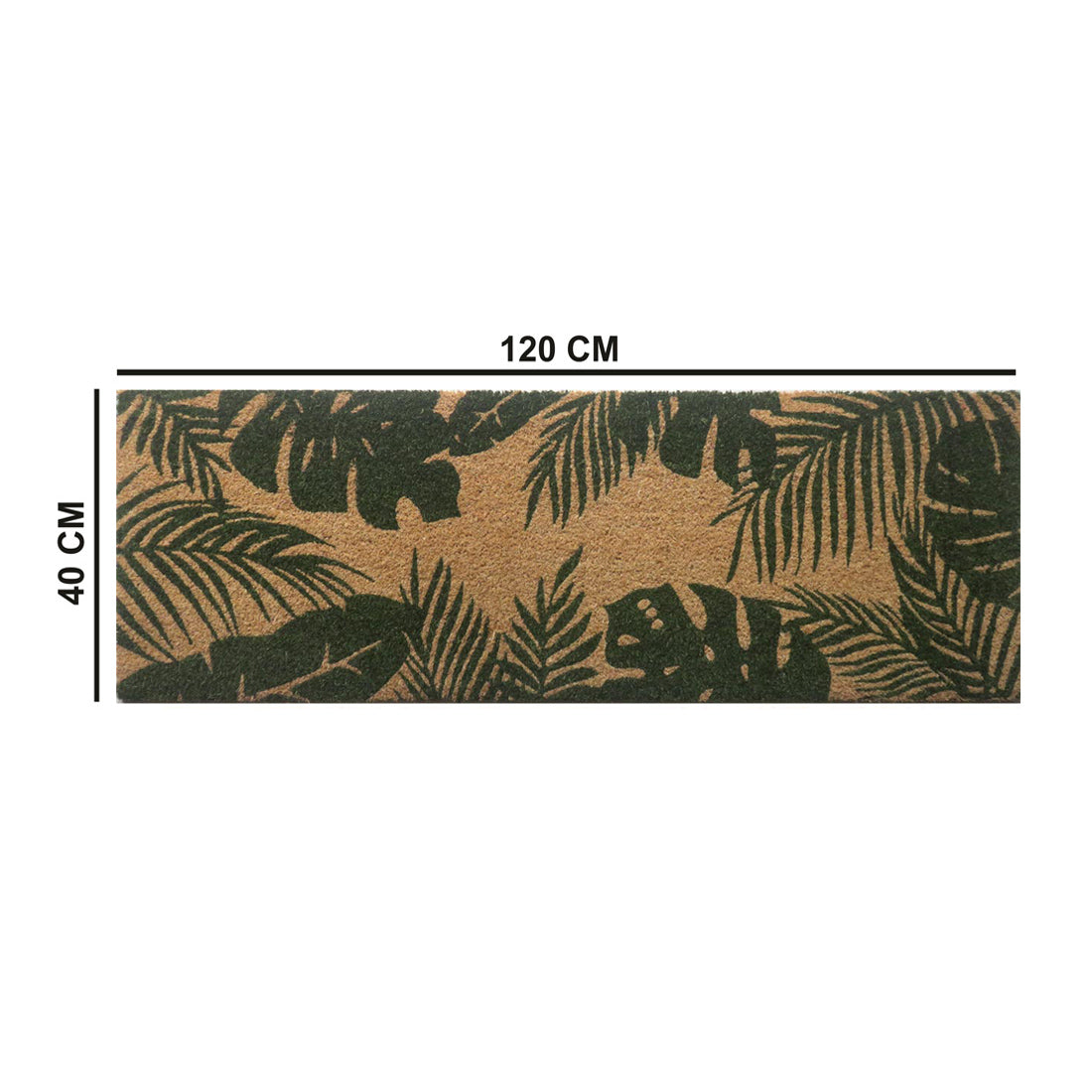 Tropical Paradise Long Coir Doormat 120x40 cm – ATMAH, view 2