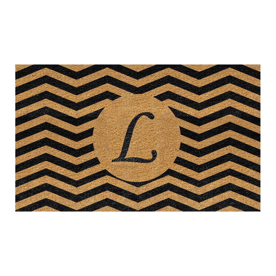 ZIGZAG Monogram Coir Doormat 45x75 cm – ATMAH, view 13
