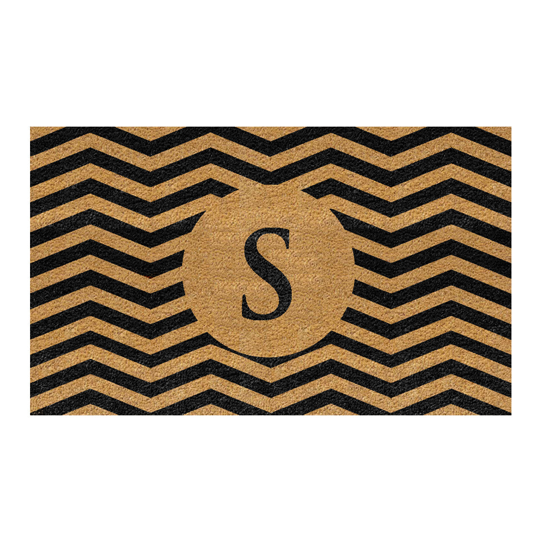 ZIGZAG Monogram Coir Doormat 45x75 cm – ATMAH, view 20