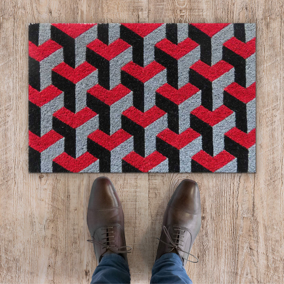 3D Coir Doormat 38x58 cm – ATMAH