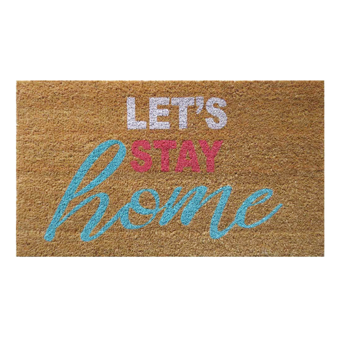 Let's Stay Home Coir Doormat 40x70 cm – ATMAH, view 3