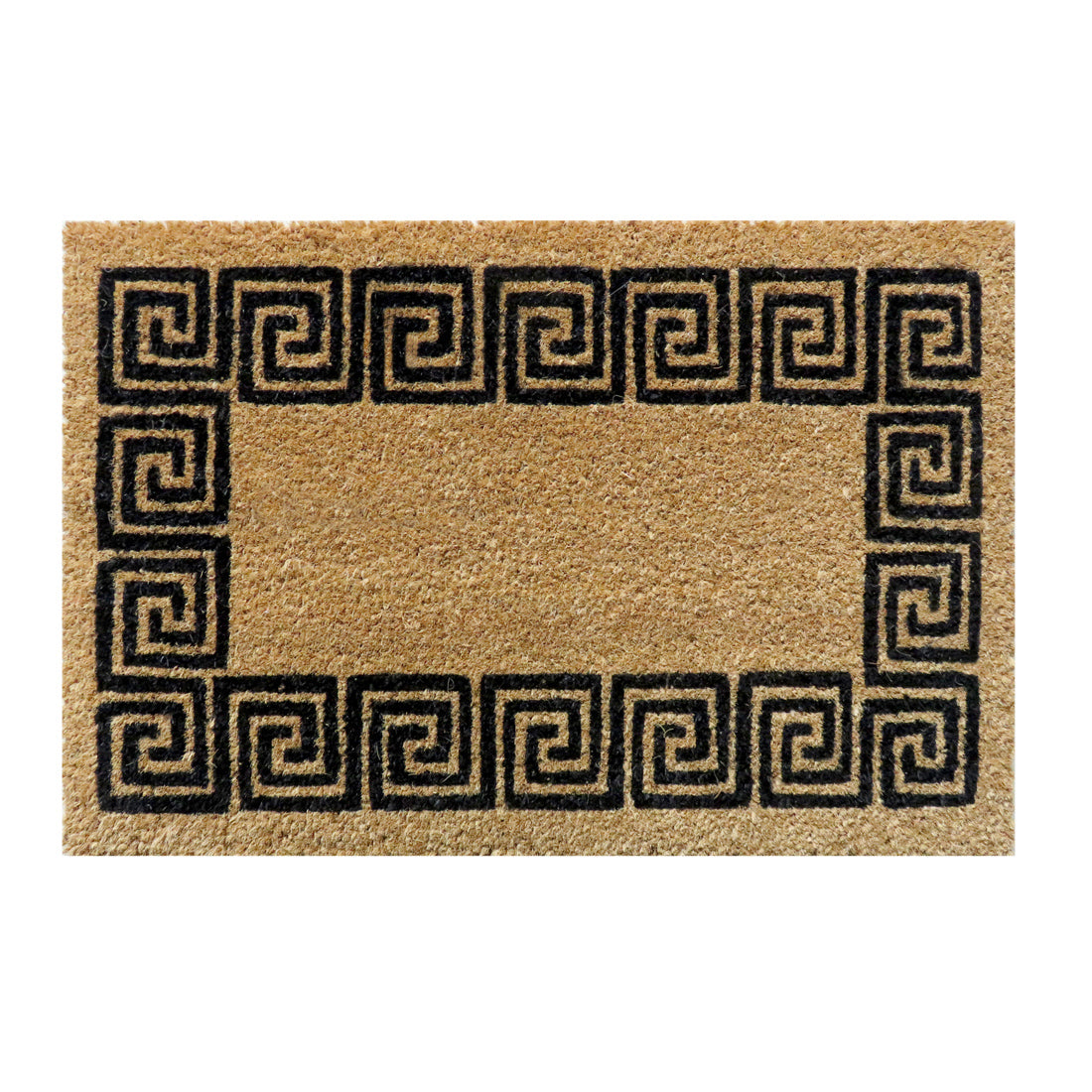 Greek Key Border Coir Doormat – ATMAH, view 3