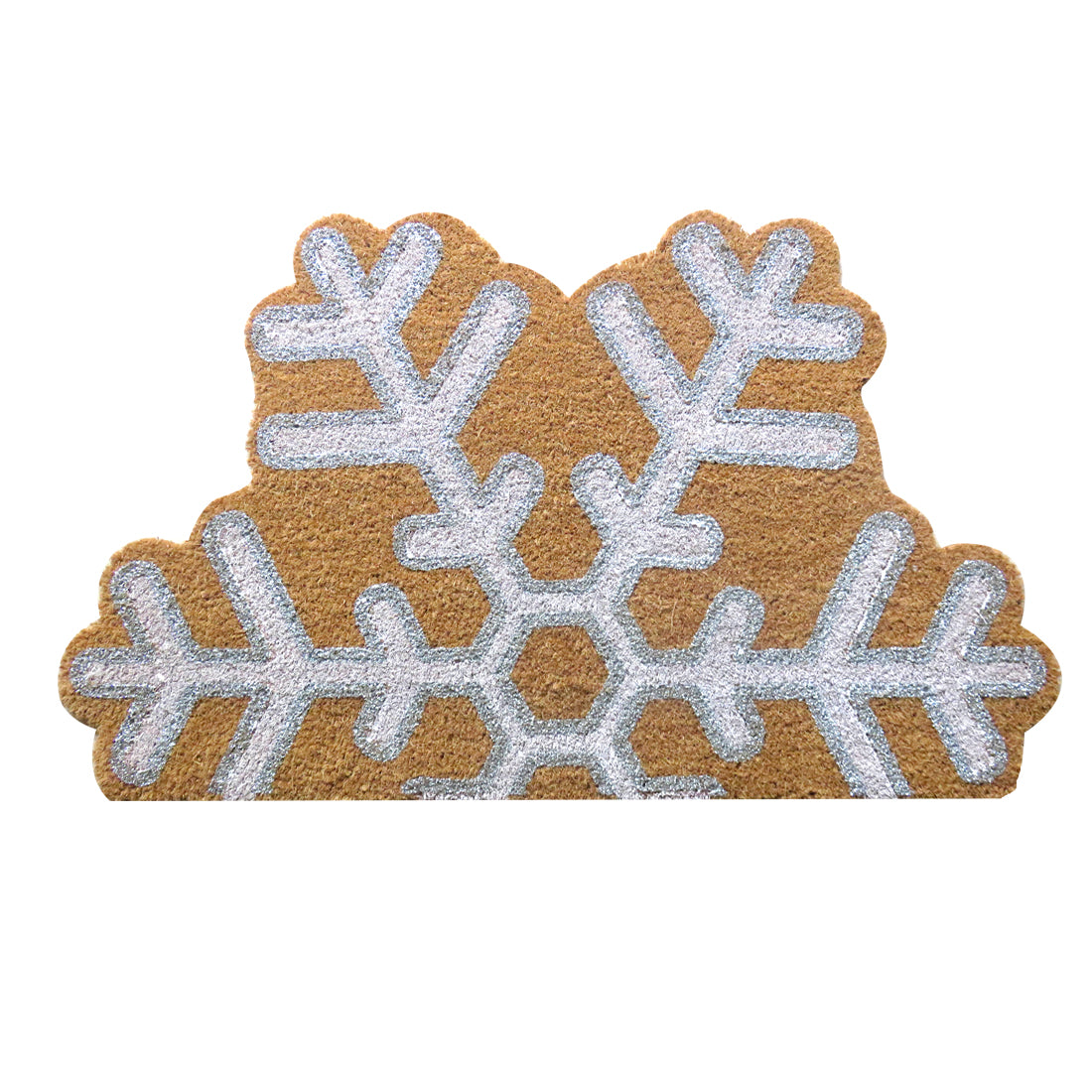Snowflake Glitter Coir Doormat 51x81 cm – ATMAH, view 2