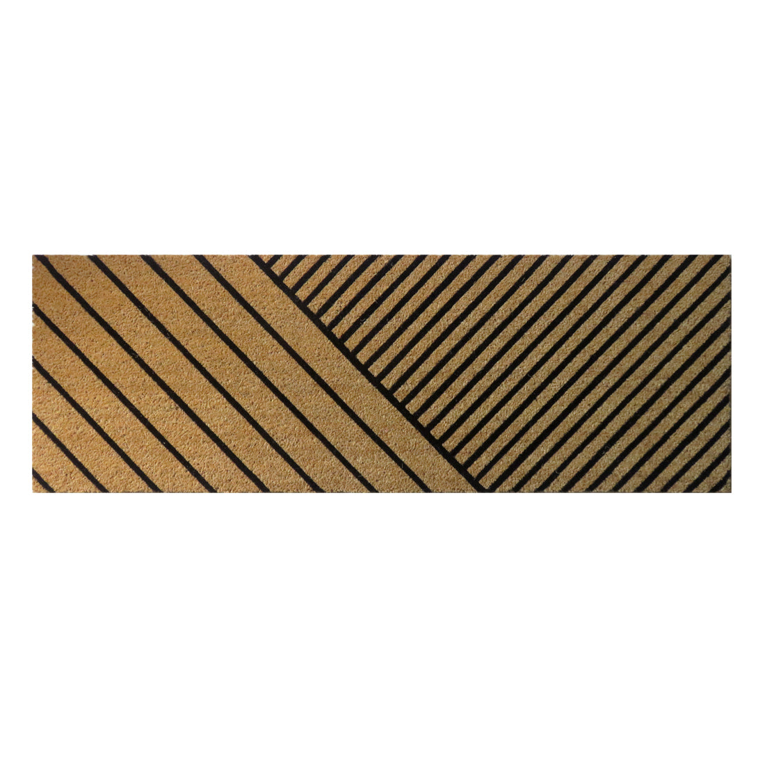 Cross Stripe Long Coir Doormat 120x40 cm – ATMAH, view 3