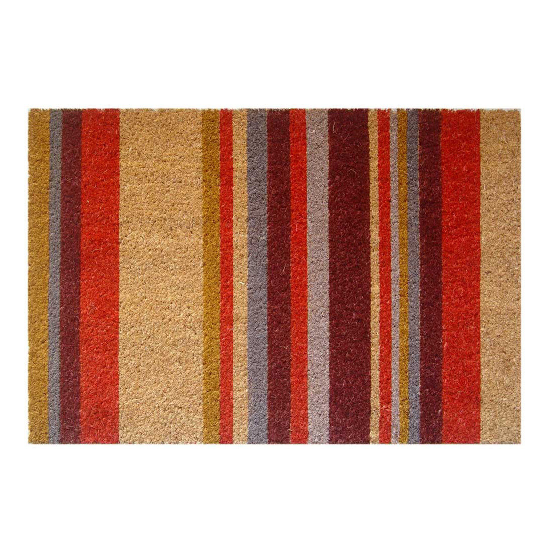 Multicoloured Stripes Coir Doormat 40x60 cm – ATMAH, view 2