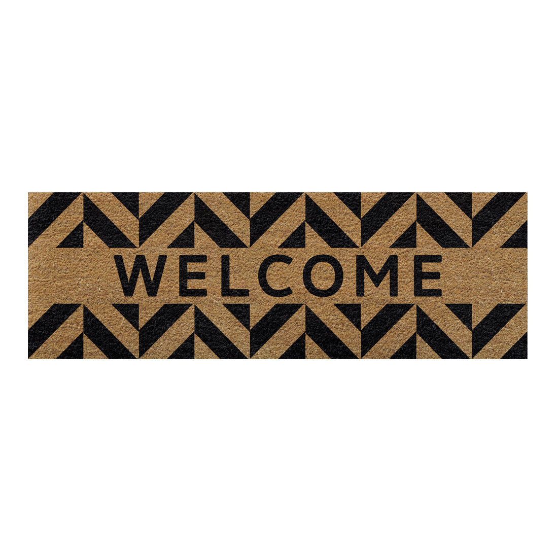 Zigzag Distress Coir Doormat 120x40 cm – ATMAH, view 4
