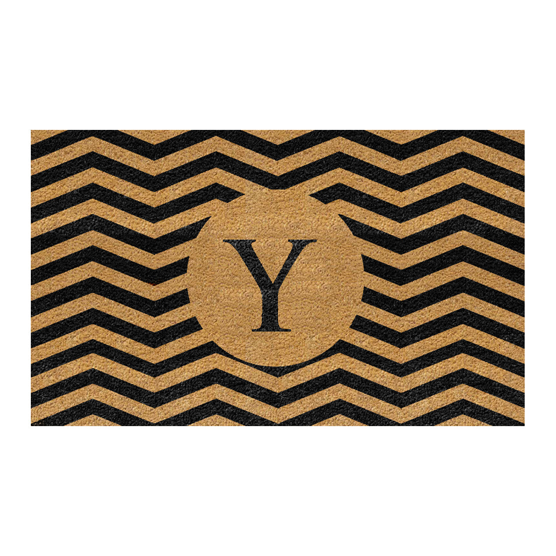 ZIGZAG Monogram Coir Doormat 45x75 cm – ATMAH, view 27