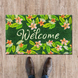 ATMAH Welcome to Spring coir door mat