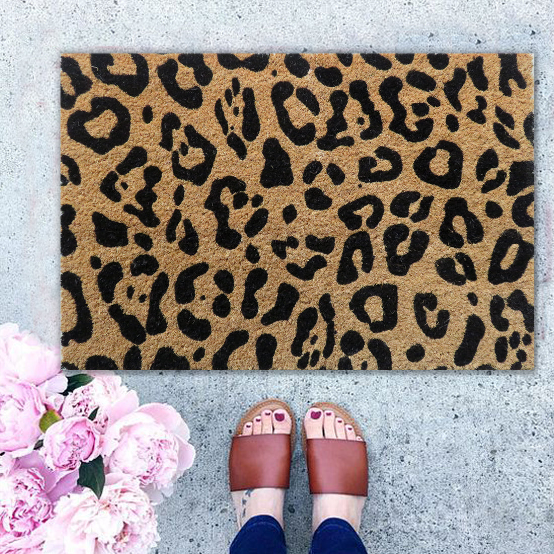 Seamless Leopard Coir Doormat – ATMAH