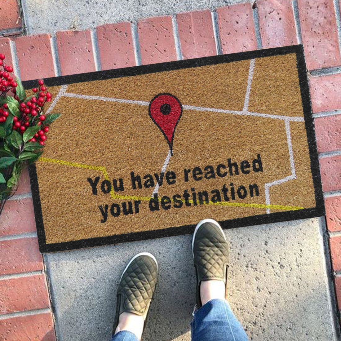 Find Me Quirky Coir Doormat 45x75 cm – ATMAH