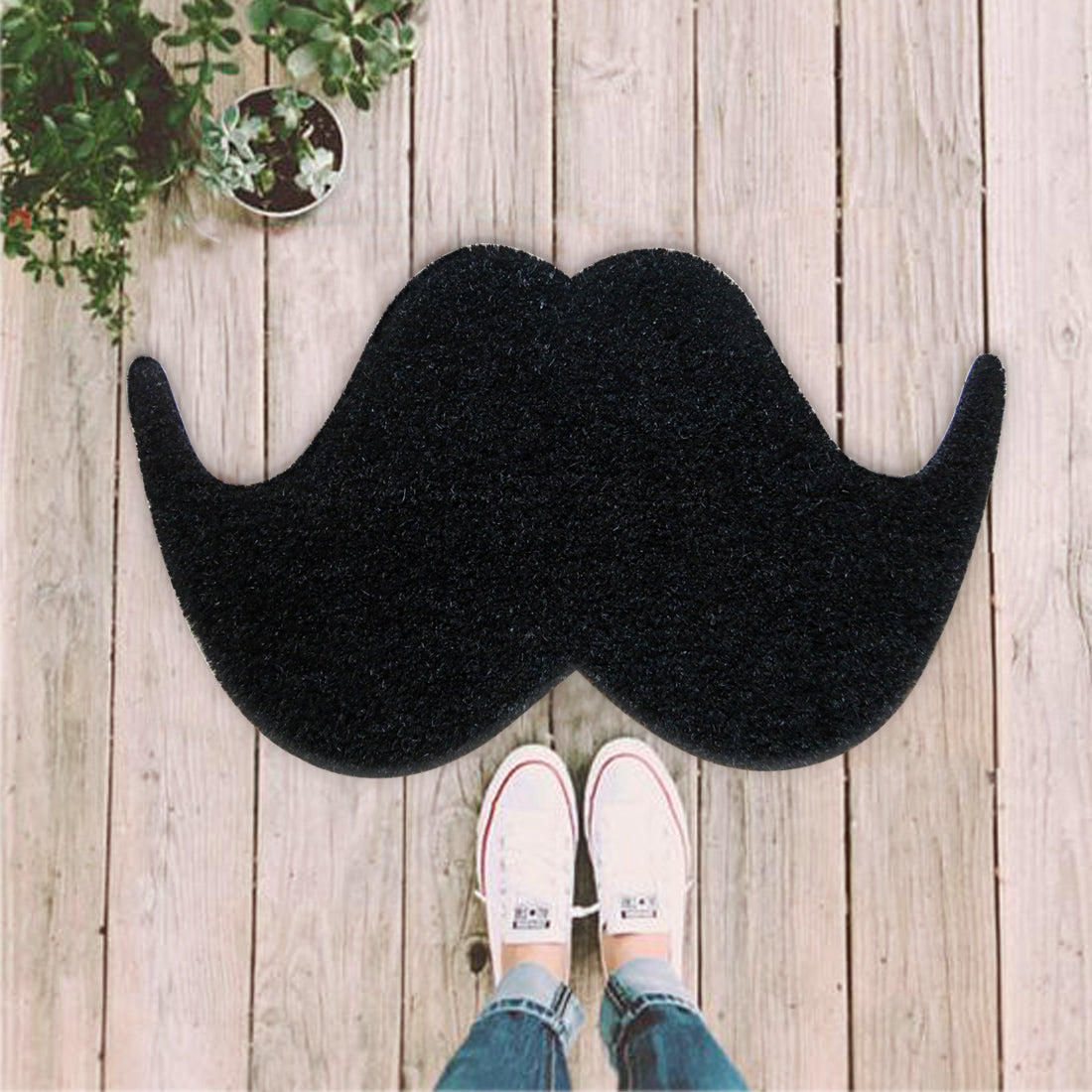 Mustache Coir Doormat 45x75 cm – ATMAH
