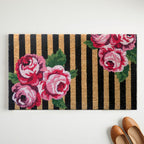 Victorian Roses Coir Doormat 40x70 cm – ATMAH