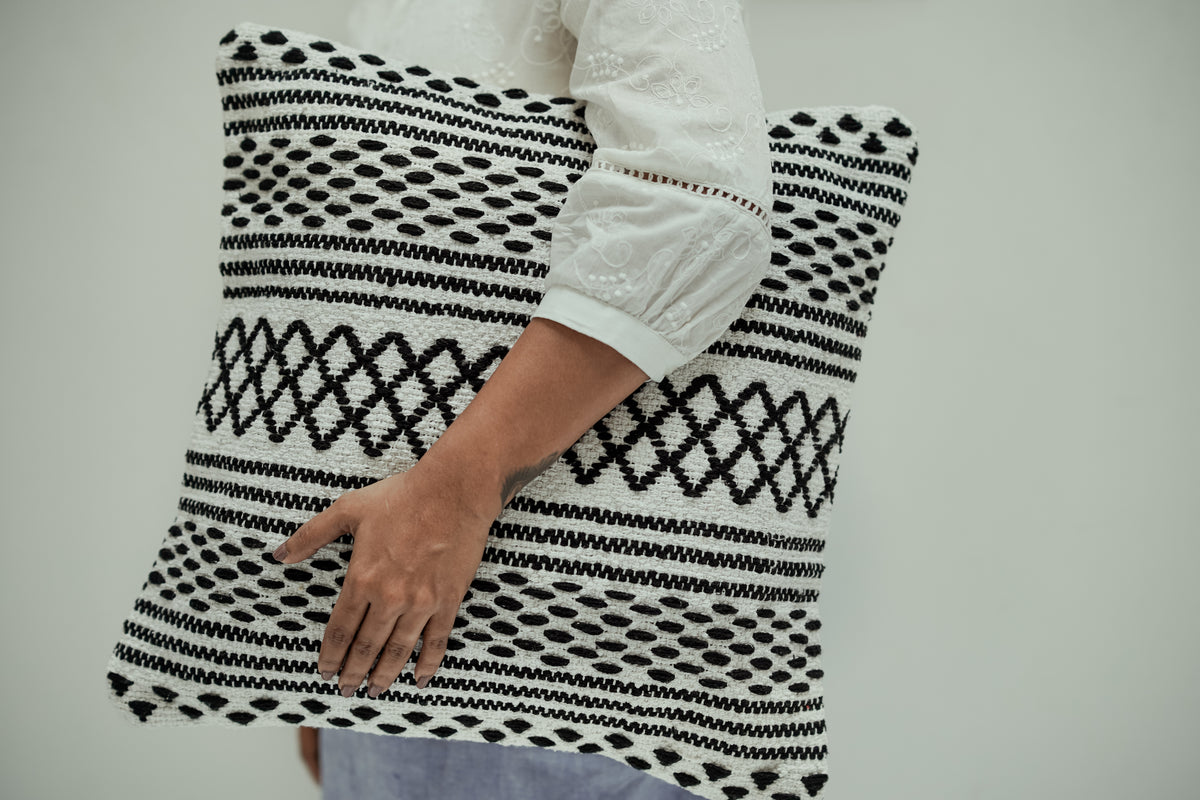 Adara Handwoven Cushion Cover – ATMAH, view 4