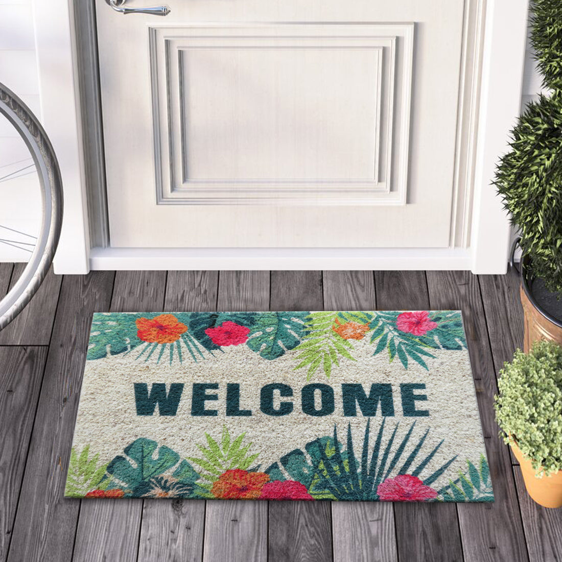 Garden Welcome Coir Doormat 40x60 cm – ATMAH