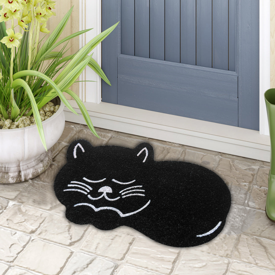 Sleepy Kitty Coir Doormat 45x75 cm – ATMAH