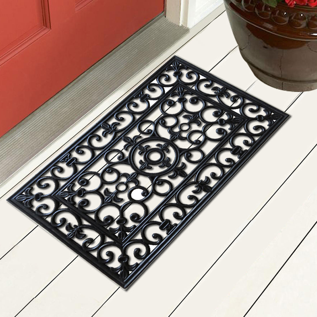 Rubber Iron Door Mat 45x75 cm – ATMAH