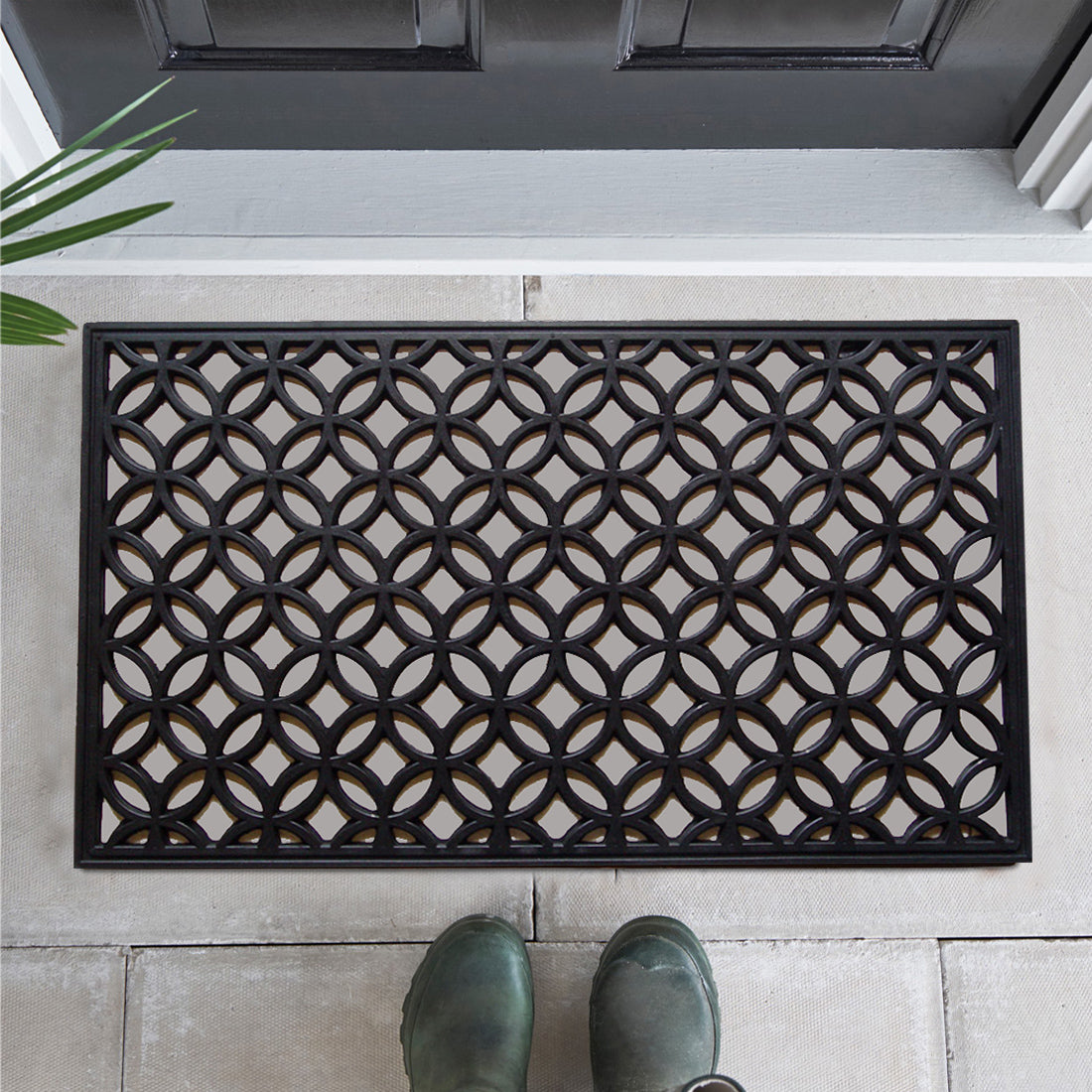 Seamless Circle Rubber Doormat 40x70 cm – ATMAH