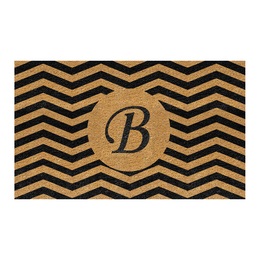 ZIGZAG Monogram Coir Doormat 45x75 cm – ATMAH, view 3