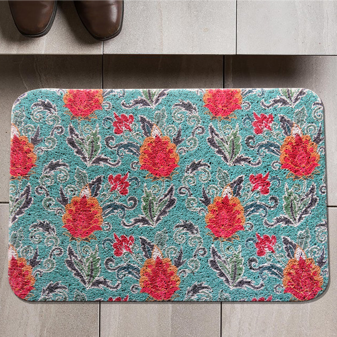 Flowers PVC Noodle Mat 40x60 cm – ATMAH