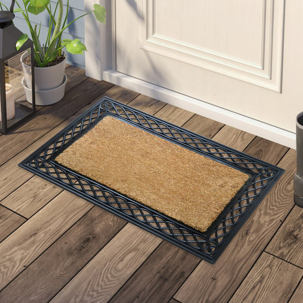 Plain Coir - Rubber Moulded Coir Doormat