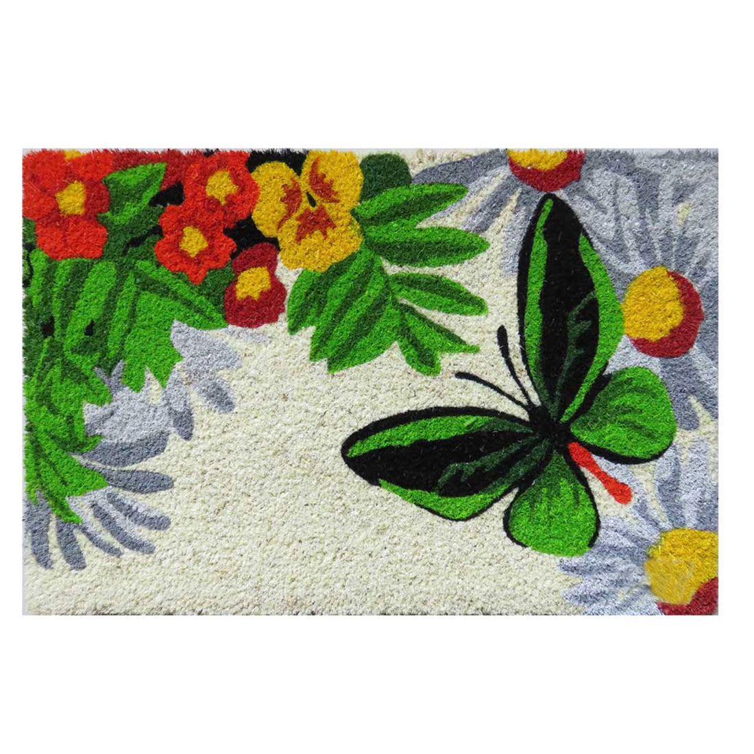 Butterfly in the Garden Coir Doormat 40x60 cm – ATMAH, view 3