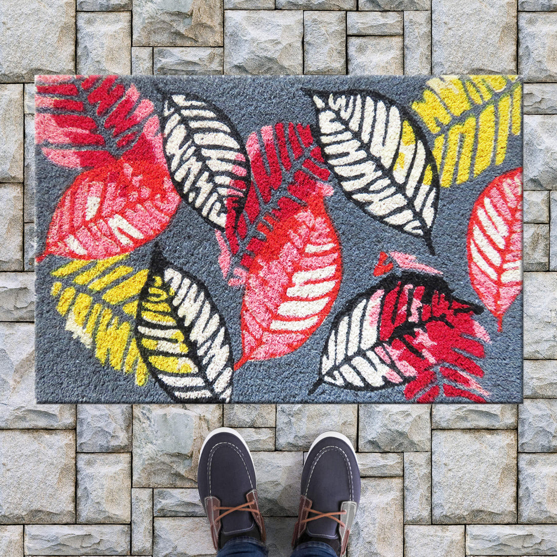 Leaves Coir Doormat 40x60 cm – ATMAH