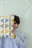 Iris Handwoven Cushion Cover