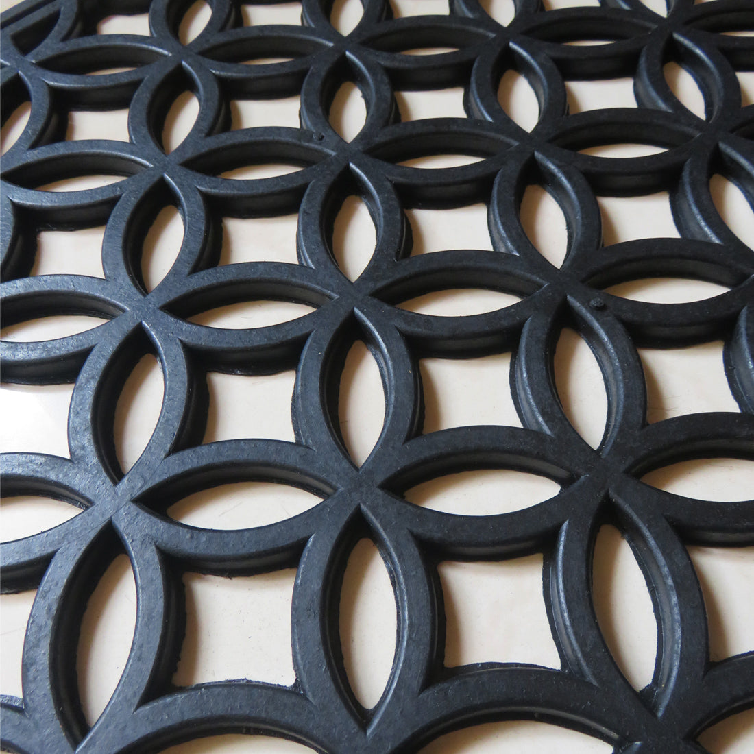 Seamless Circle Rubber Doormat 40x70 cm – ATMAH, view 4