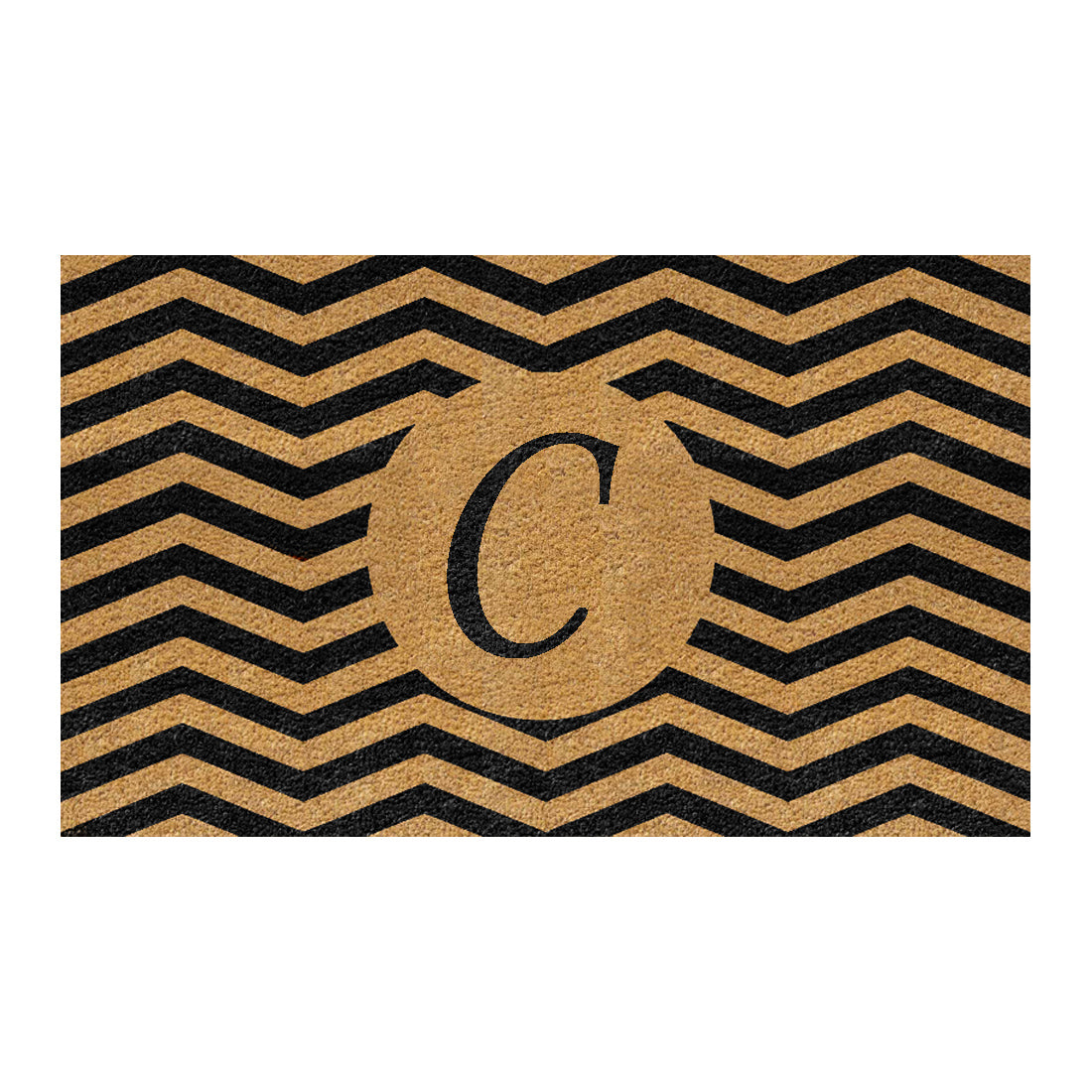 ZIGZAG Monogram Coir Doormat 45x75 cm – ATMAH, view 4