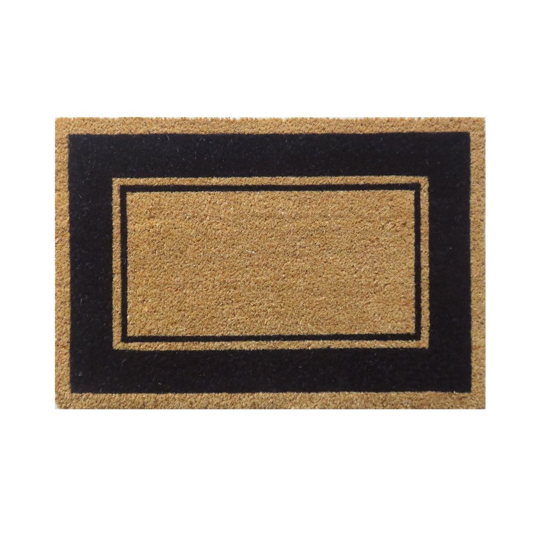 Black Borders Coir Doormat – ATMAH, view 2