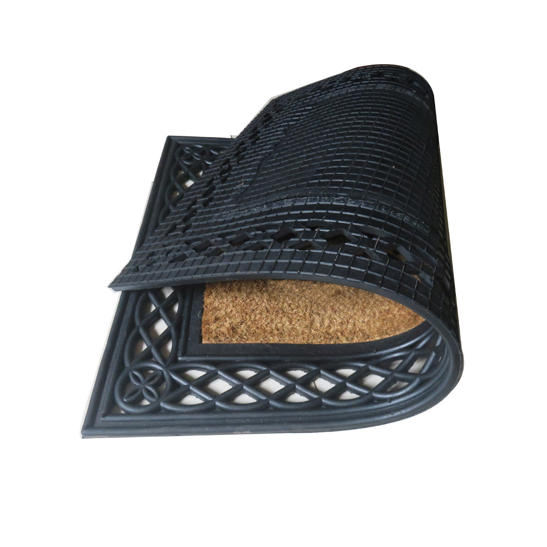 Plain Rubber & Coir Doormat 45x75 cm – ATMAH, view 4