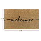 Plain Welcome Coir Doormat 35x60 cm – ATMAH, view 3