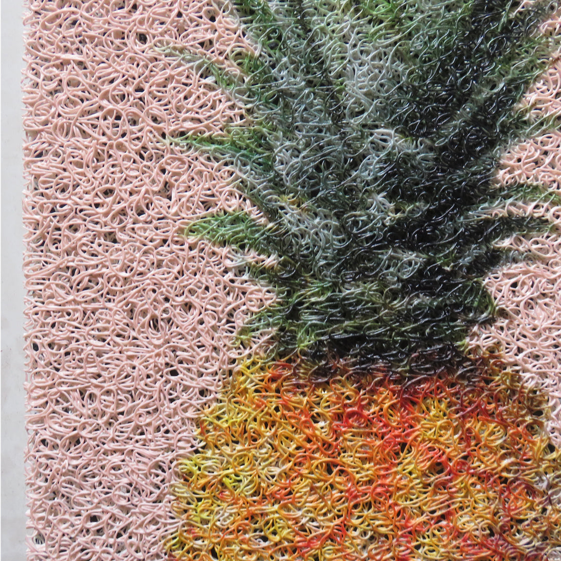 Pineapple Welcome PVC Noodle Mat 40x60 cm – ATMAH, view 2