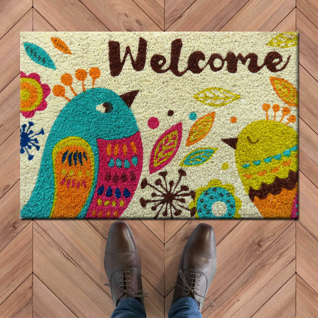 Birdy Welcome Coir Doormat 40x60 cm – ATMAH